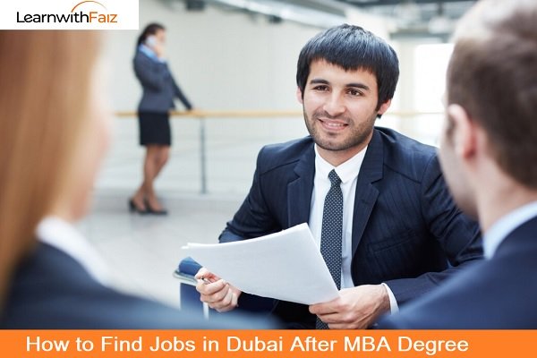 Jobs in Dubai After MBA Degree