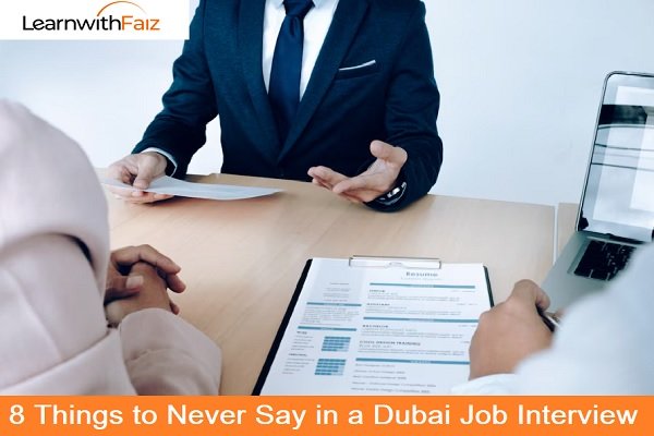 Dubai Job Interview