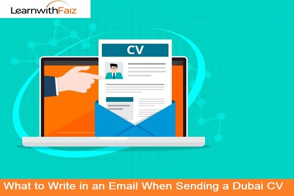 Write in an Email When Sending a CV