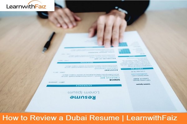 Review Dubai Resume