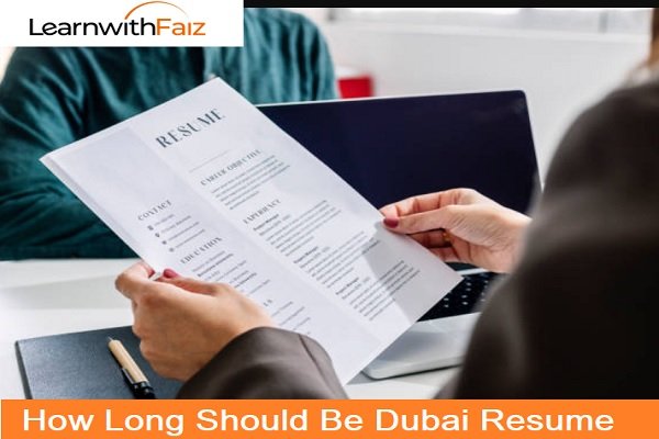 Dubai Resume